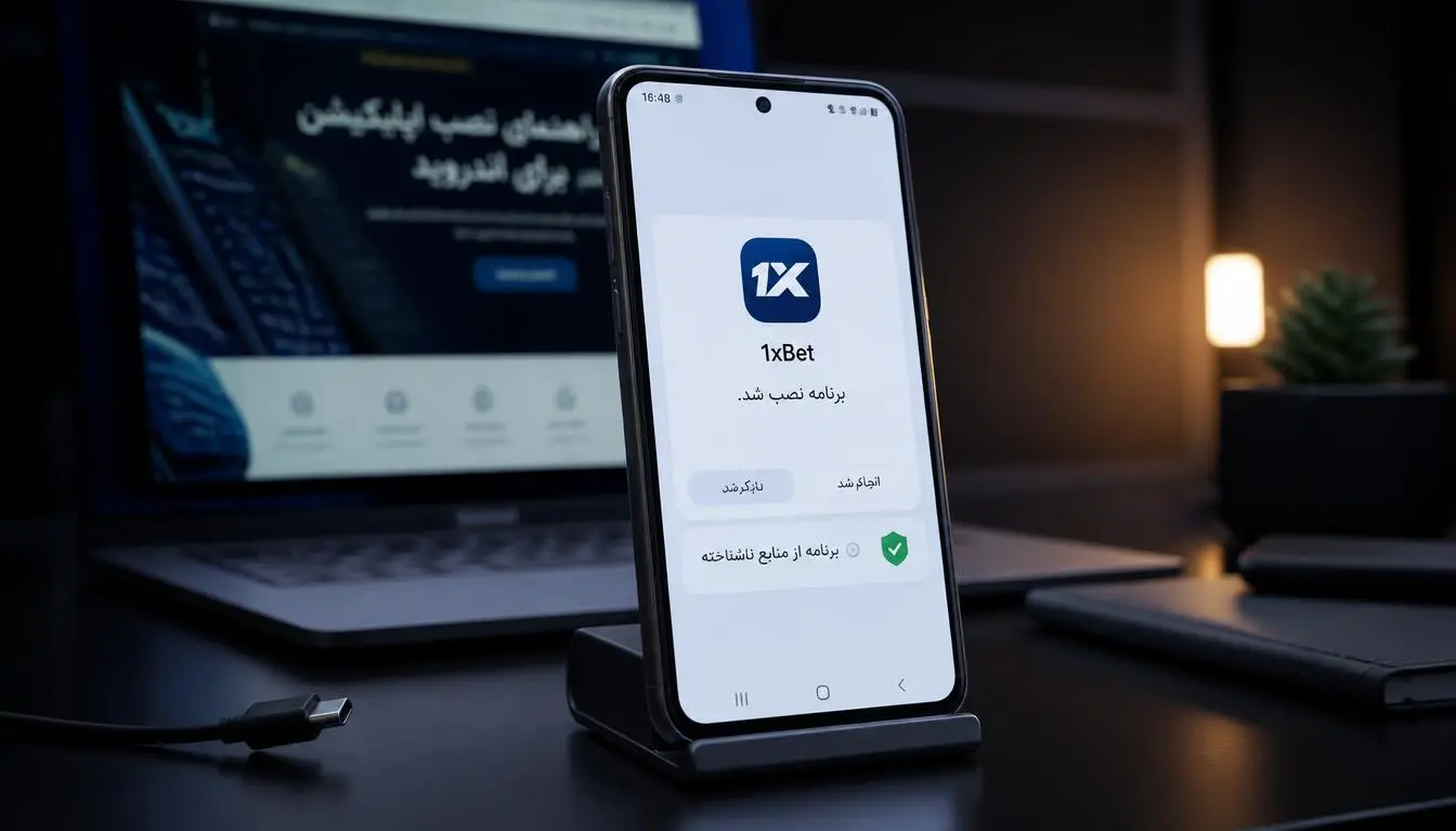 آموزش نصب اپلیکیشن 1xBet روی Android