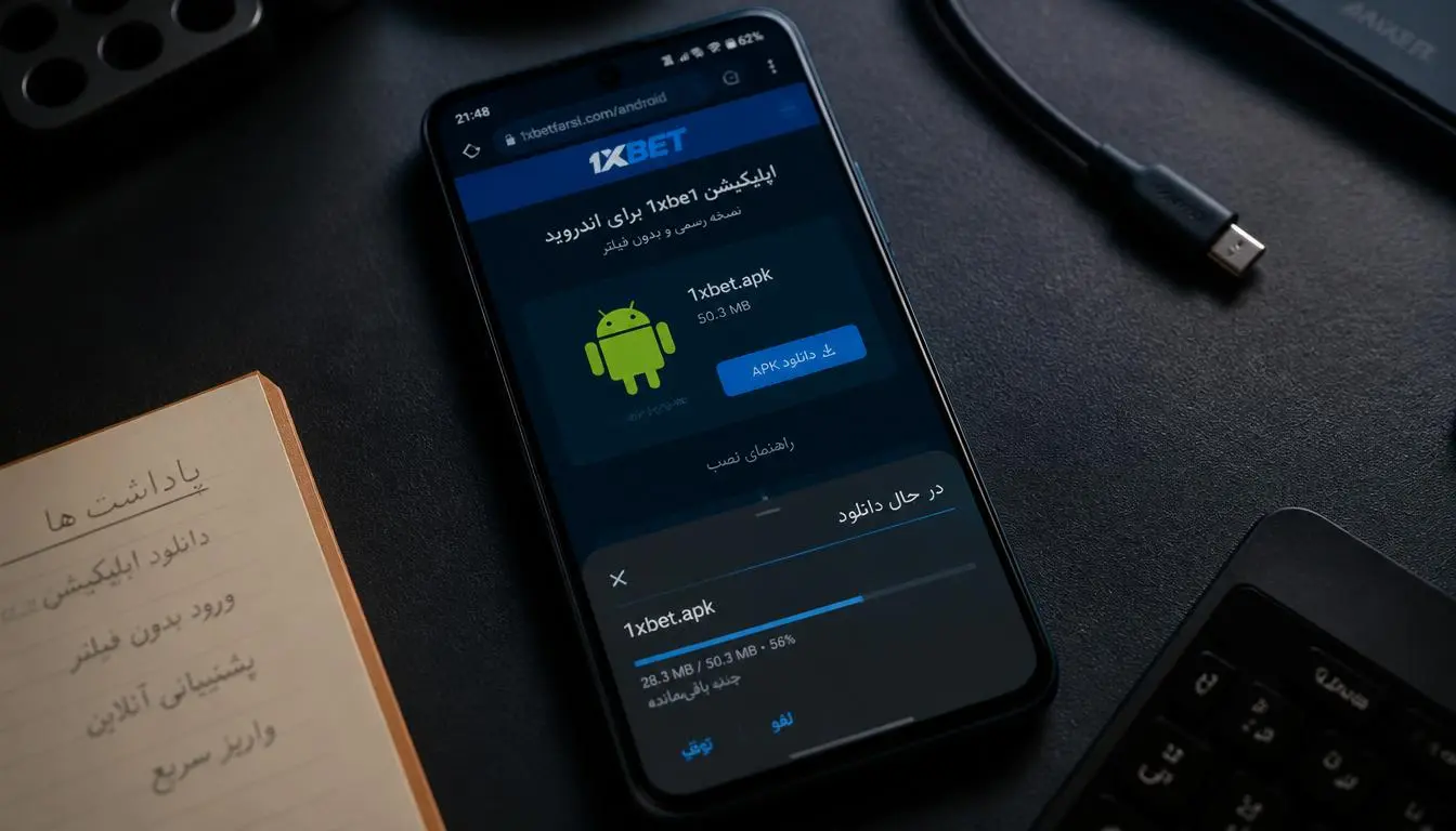 دانلود فایل APK وان ایکس بت برای اندروید