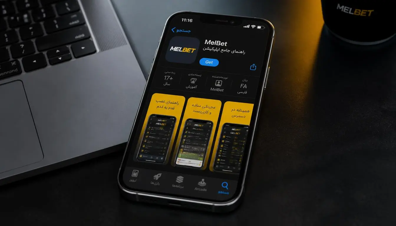 نصب MelBet روی آیفون و iOS